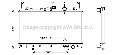 AVA QUALITY COOLING Радиатор, охлаждение двигателя HY2073